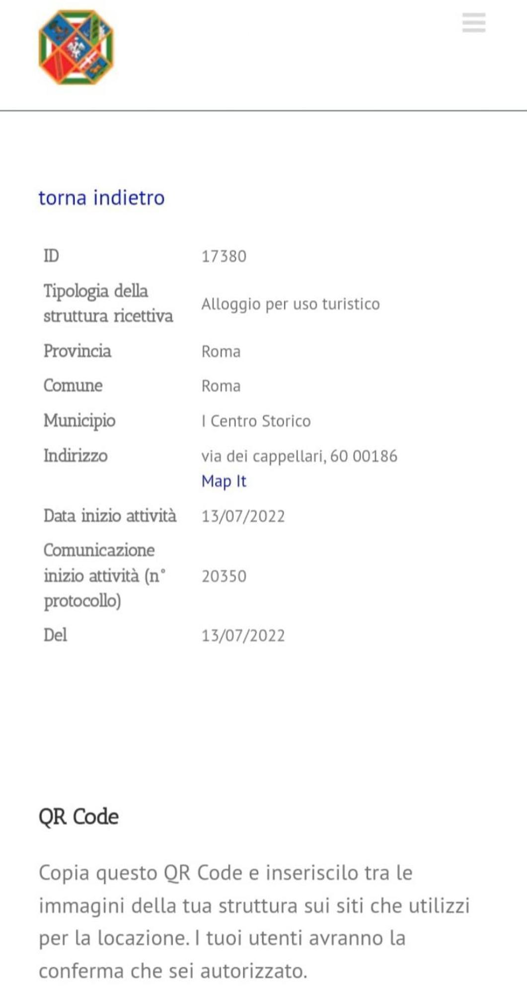 La Casetta Dei Cappellari Lägenhet *